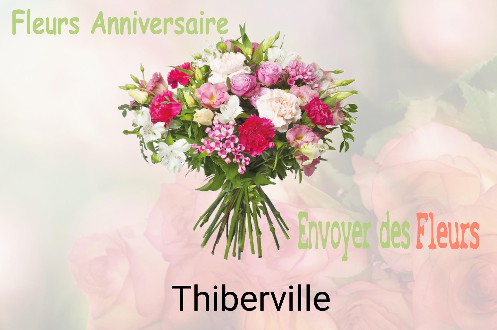 Bouquet de fleurs d’anniversaire livré à Thiberville